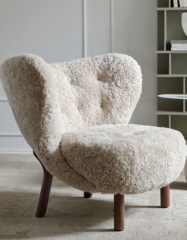 Classic Little Fitz Lounge Chair, Short Hair
