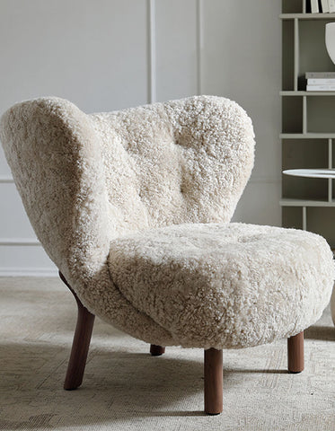 Classic Little Fitz Lounge Chair, Short Hair