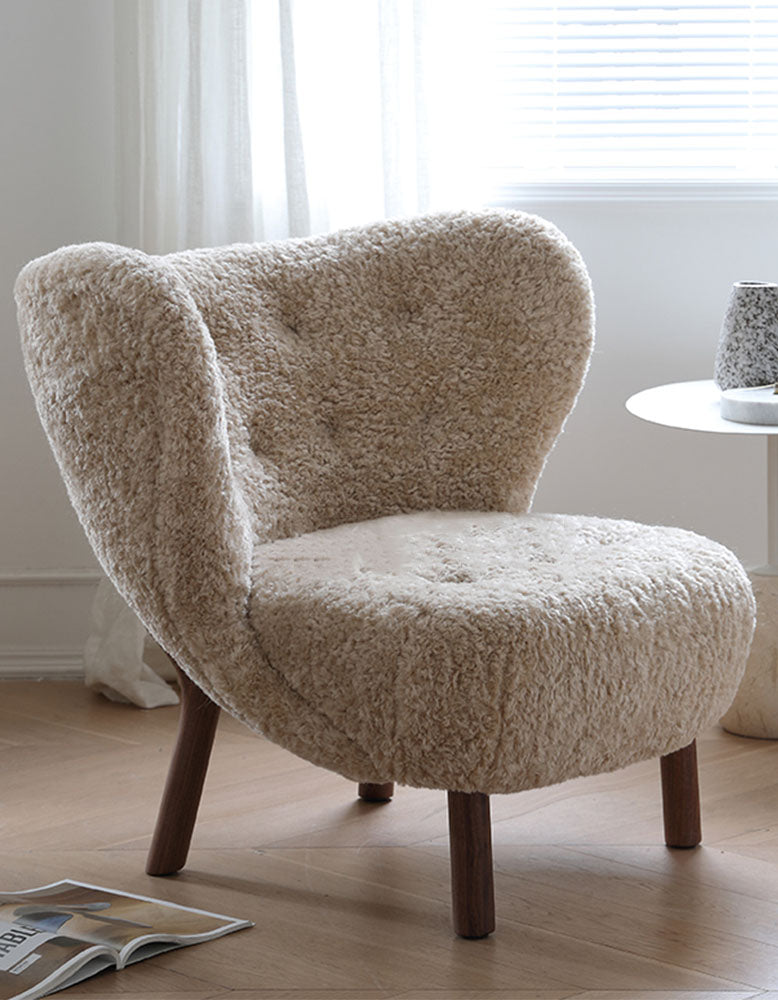 Classic Little Fitz Lounge Chair, Short Hair