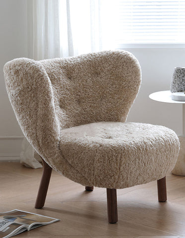 Classic Little Fitz Lounge Chair, Short Hair