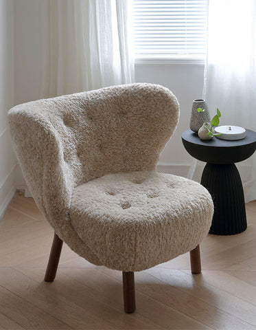 Classic Little Fitz Lounge Chair, Short Hair