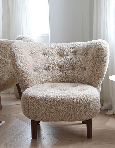 Classic Little Fitz Lounge Chair, Short Hair