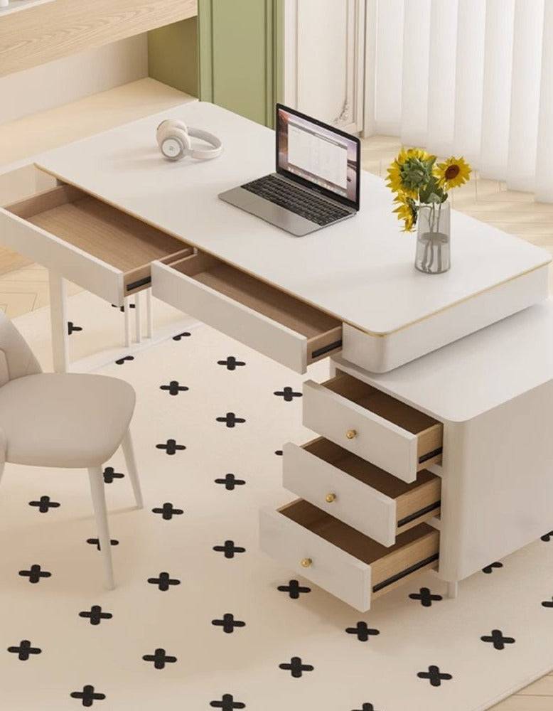 Elmer Office Desk, Sintered Stone｜ DC Concept