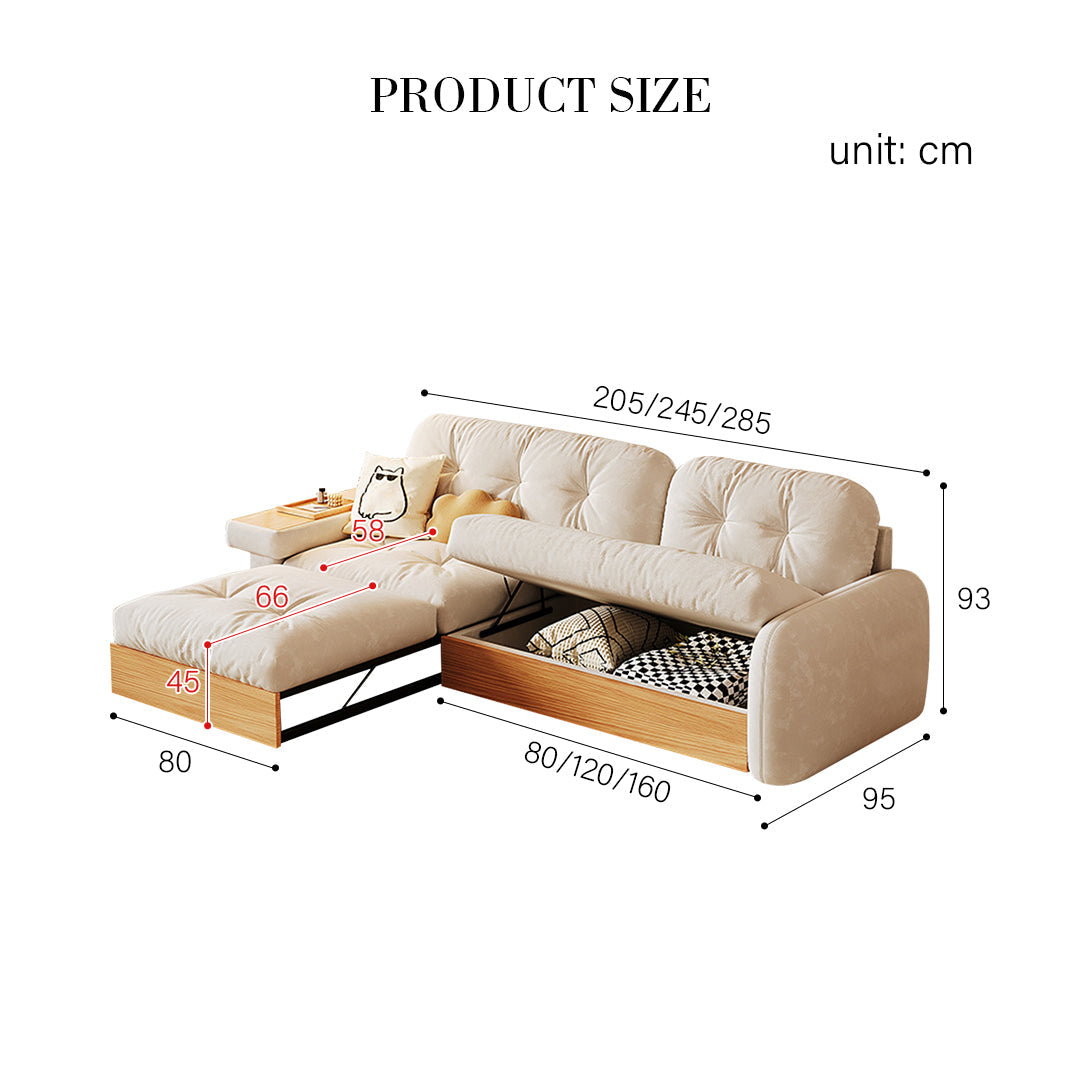 Caballero Three Seater Corner Sofa Bed, Three Seater Sofa, Leathaire