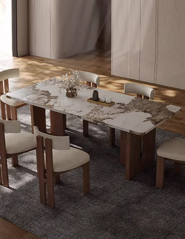 Dudley Dining Table, Marble