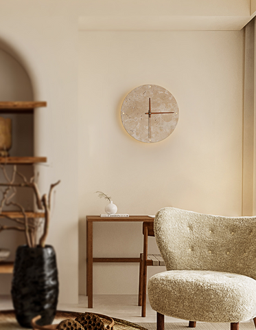 Nala Silent Clock, Stone