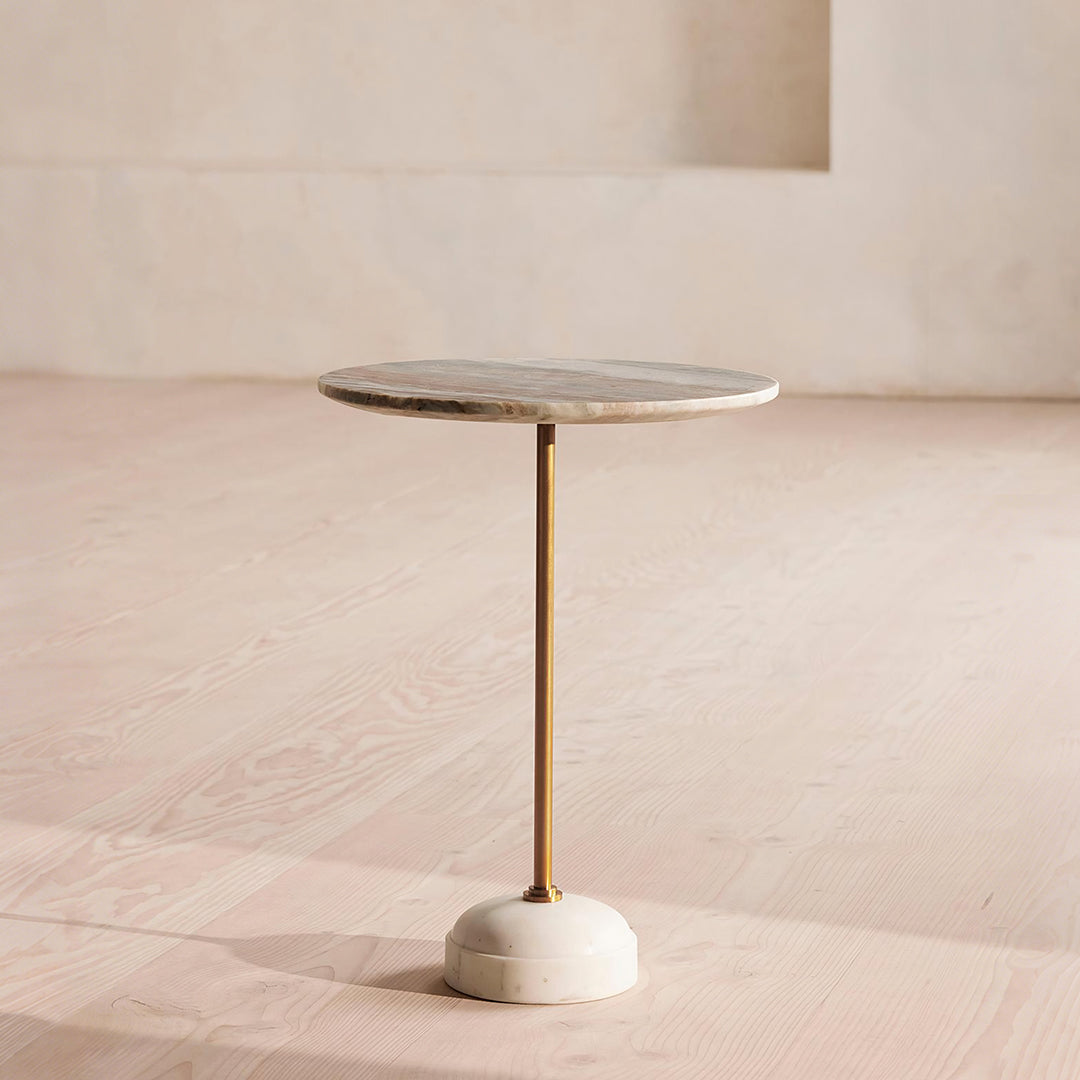Tarantino Side Table, Marble
