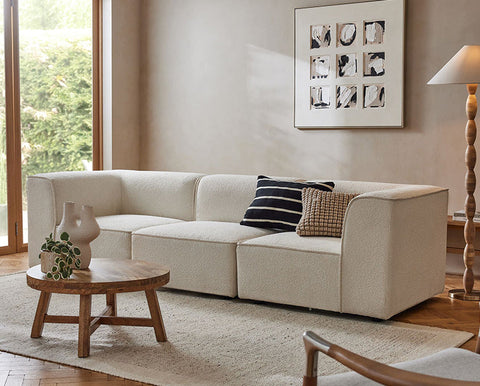 Van Dyke Modular Sofa, Three Seater Corner Sofa