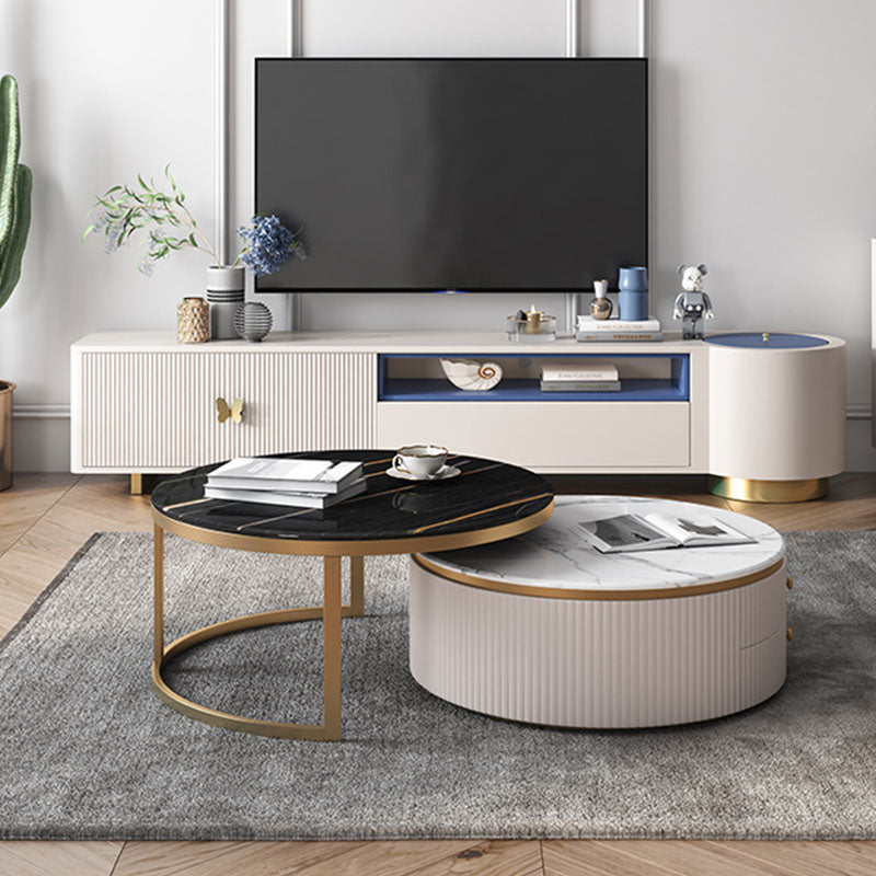 Bell Nesting Coffee Table, Glass