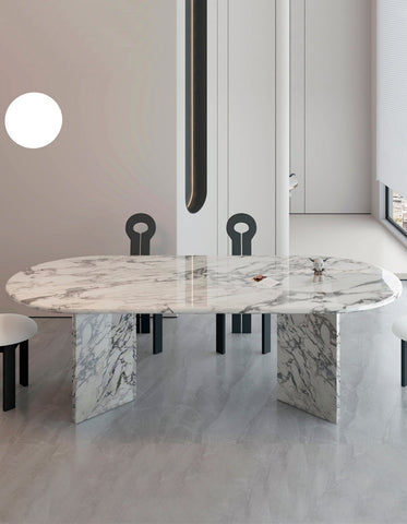 Gillian Dining Table, Marble