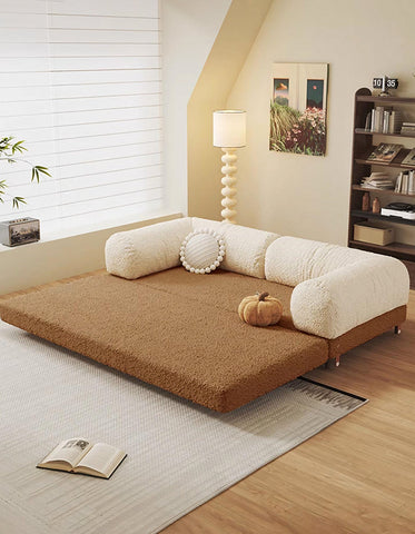 Kimura Two Seater Sofa Bed, Backrest Washable, Corduroy