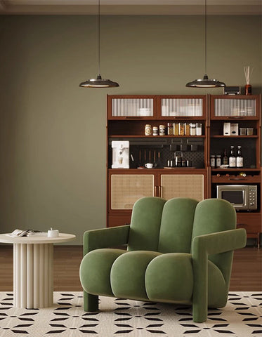 Zenith Armchair, Green