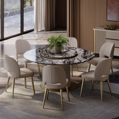 Shankar Leather Dining Chair, More Leg Colours