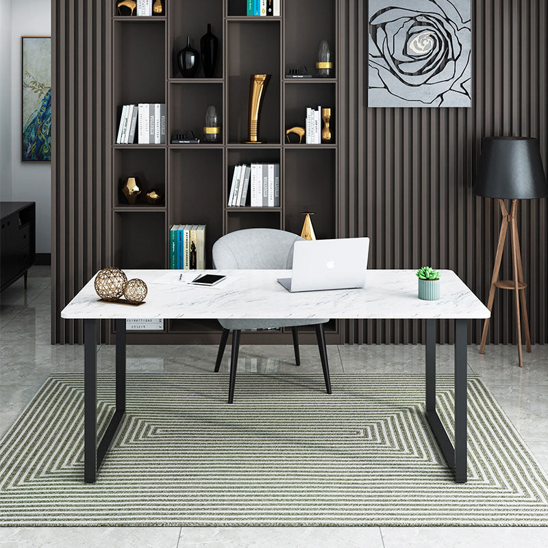 Casson Office Desk, Sintered Stone