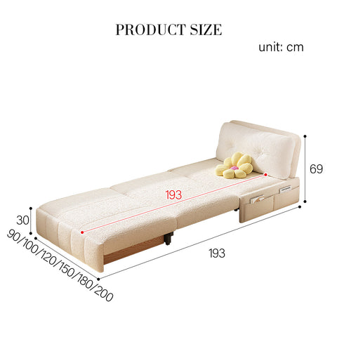 Elkins Two Seater Sofa Bed, Sleeper Chair