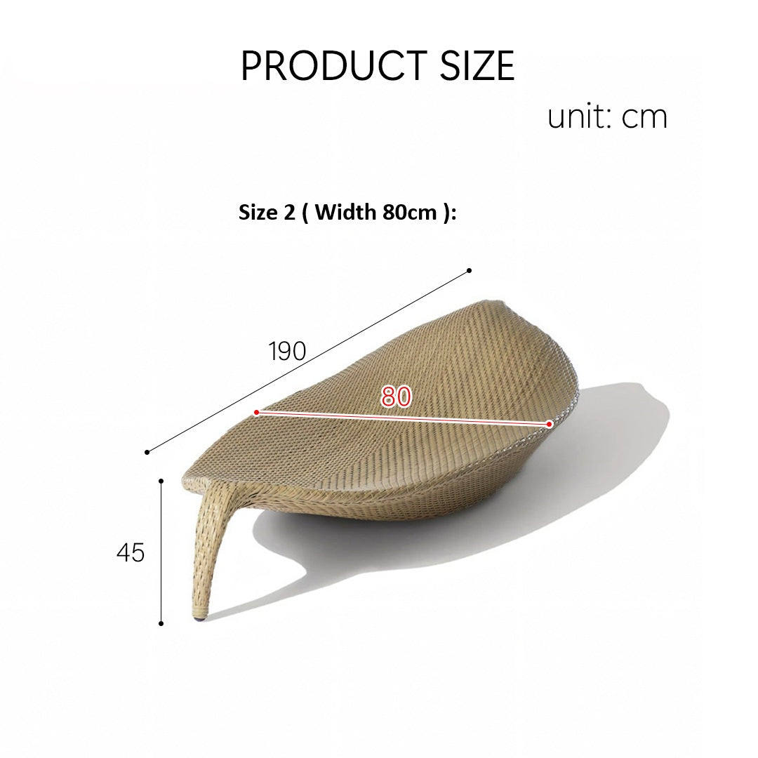 Escobar Garden Outdoor Sun Lounger, Rattan