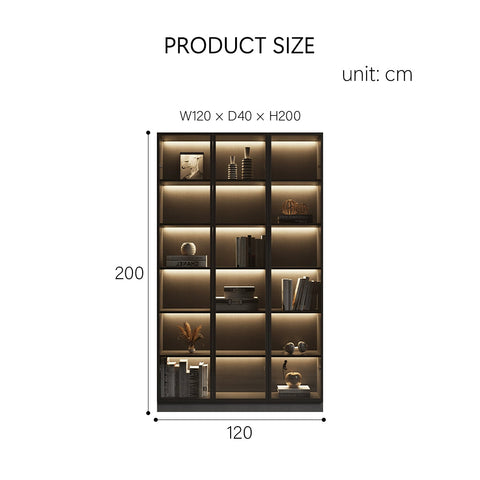 Kauffman Wine Storage With Glass Doors, Display Cabinet