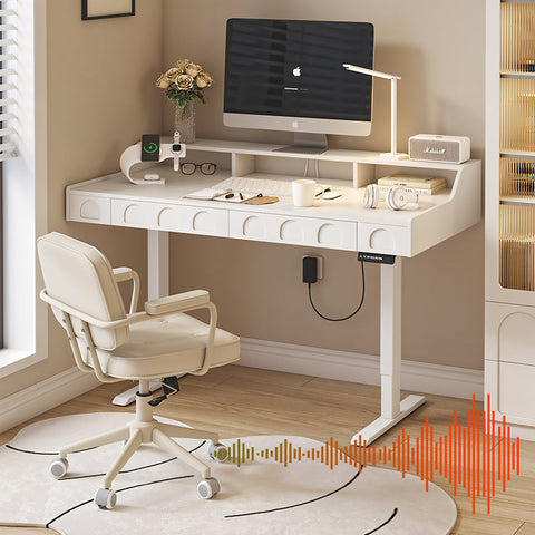 Freya Smart Standing Office Desk, Up And Down, Electric Height Adjustable