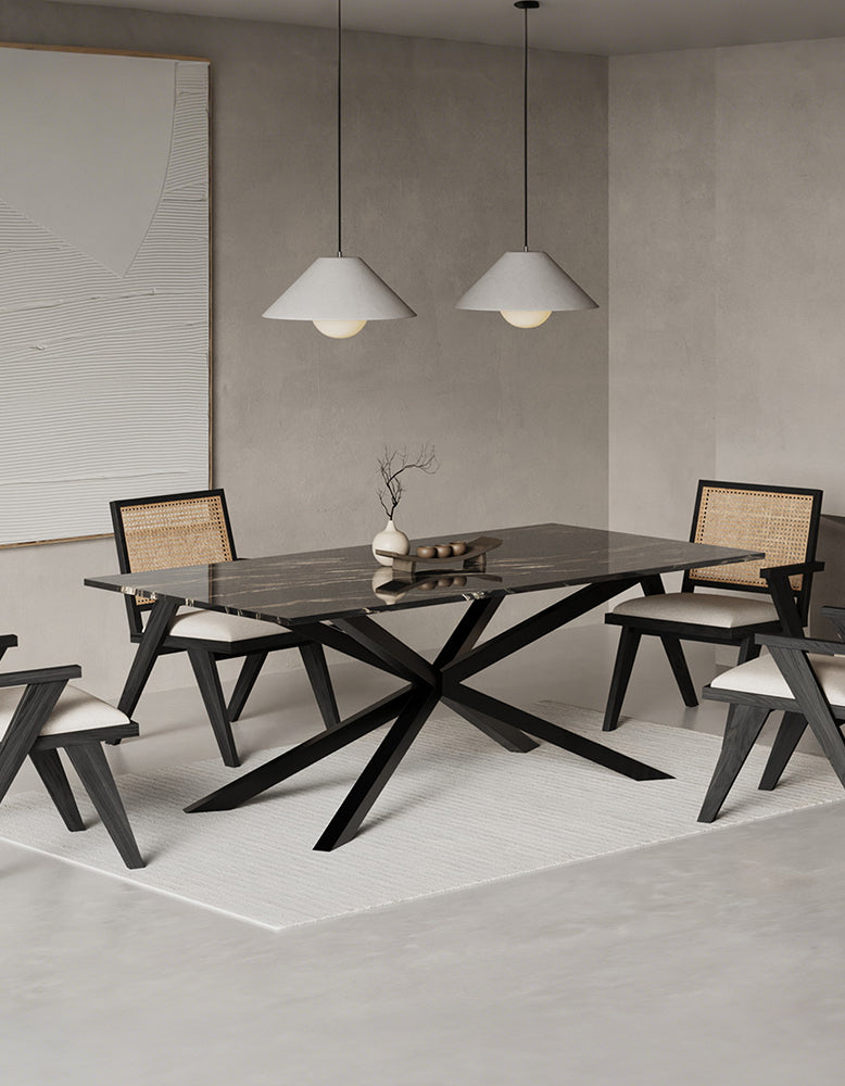 Kamara Dining Table, Marble