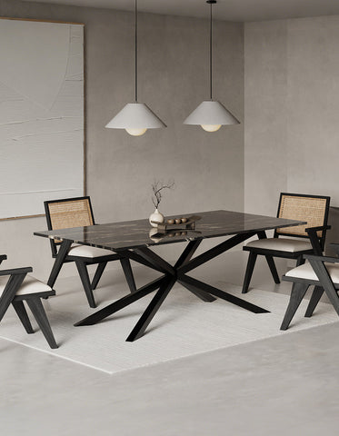 Kamara Dining Table, Marble