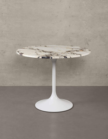 Langenfeld Round Dining Table, Marble