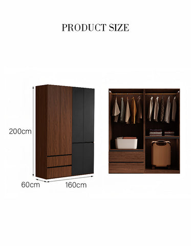 Aisha Wardrobe, 2 Door Wardrobe, 4 Door Wardrobe, More Sizes