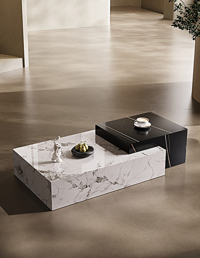 Chizoba Coffee Table, Stone