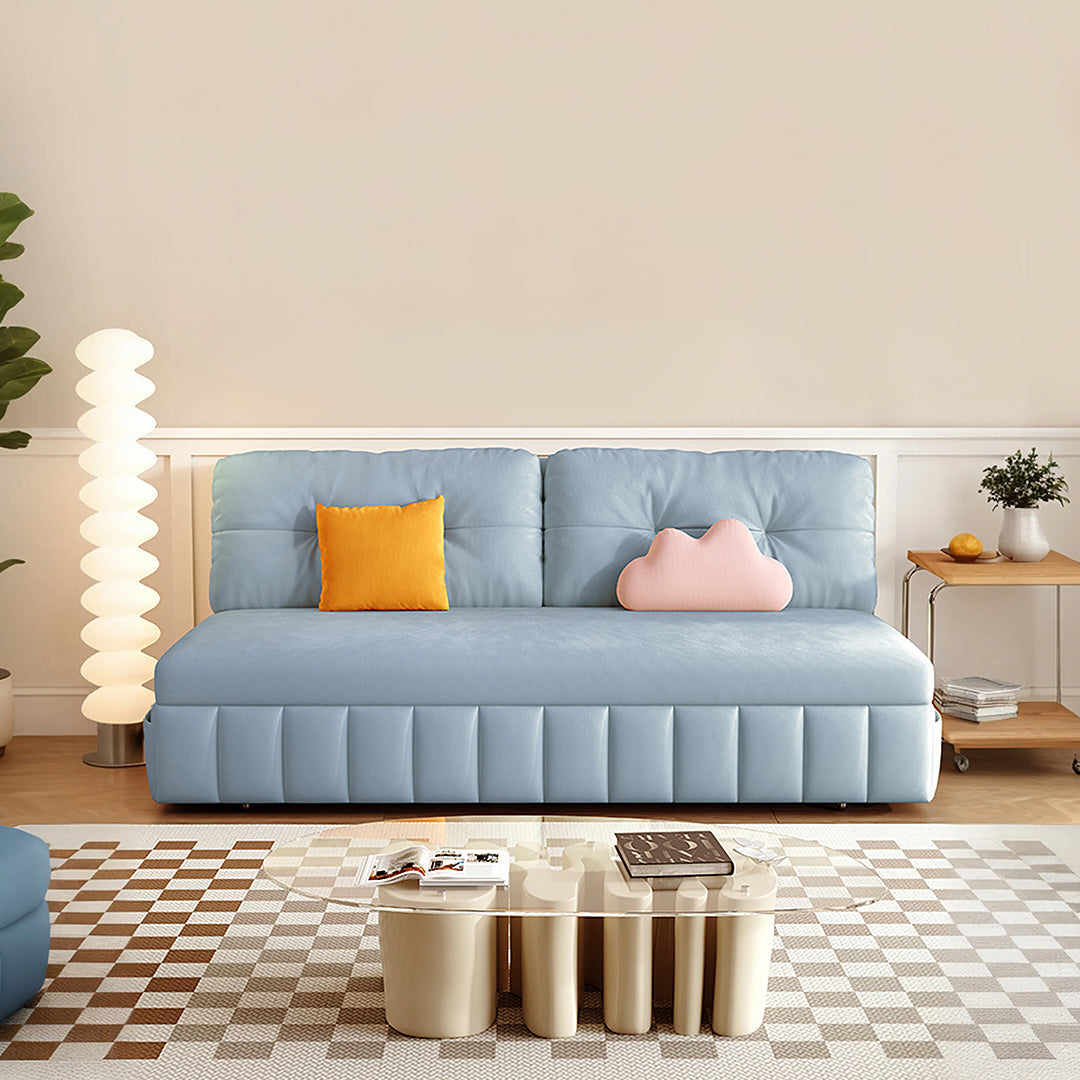 Sokolov Single Seater Sofa Bed, Two Seater Sofa Bed, Blue