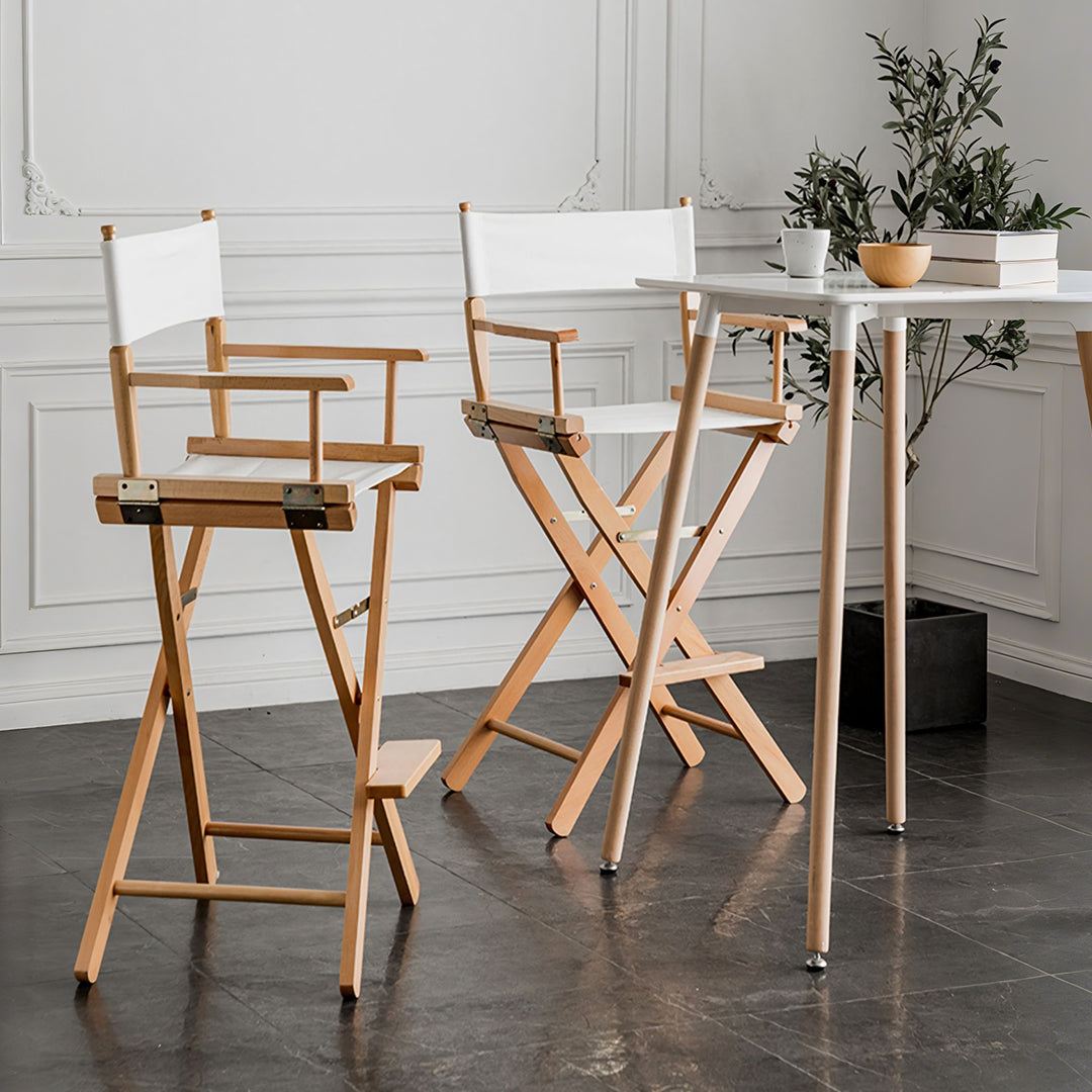 Rivas Foldable Bar Stool, Canvas