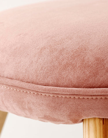 Blanche Velvet Dressing Table Stool