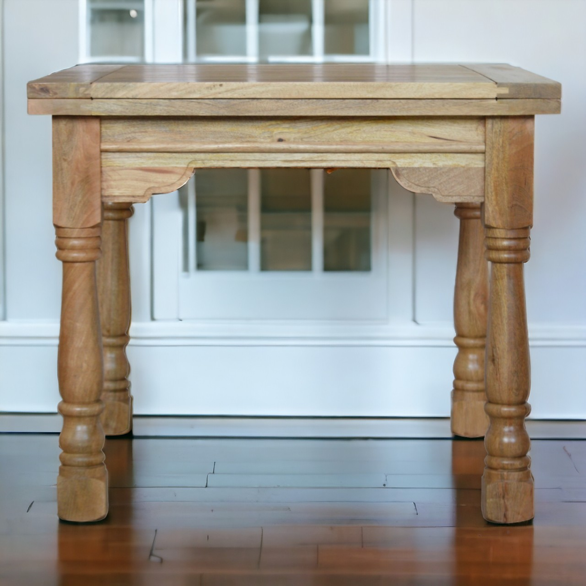 Artisan Furniture Solid Mango Wood Granary Butterfly Dining Table
