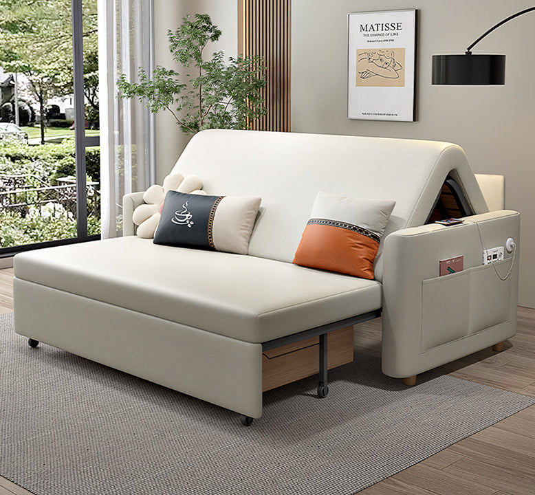 Patel Single Sofa Bed, Two Seater Sofa Bed, Leathaire, More Colours