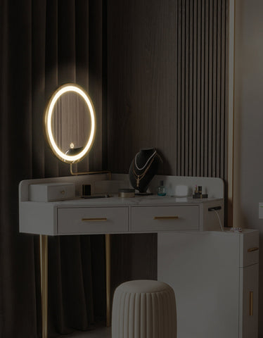 Raija Dressing Table, With USB Charger