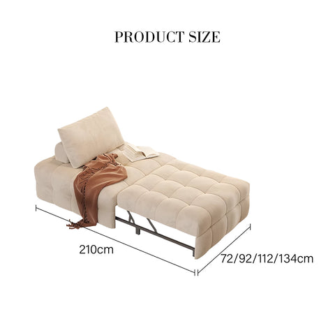 Nia Single Sofa Bed, Mini Sofa Bed