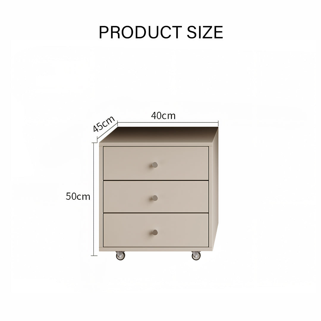 Dmitri Small Office Desk With Chest Of Drawers, Wood