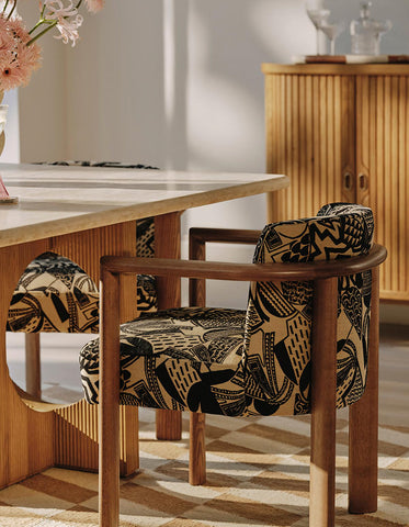 Boucheron Matching Dining Chair, Solid Wood