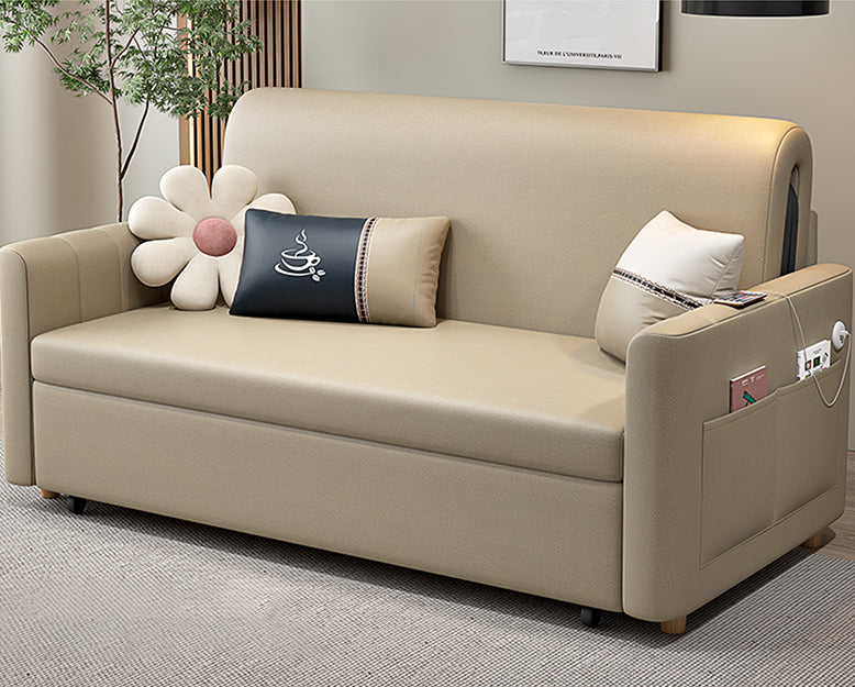 Patel Single Sofa Bed, Two Seater Sofa Bed, Leathaire, More Colours