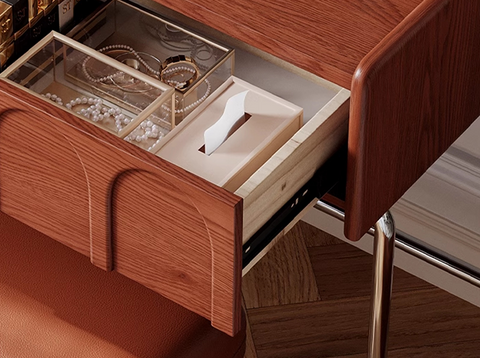 Luciana Slimline Dressing Table With Mirror
