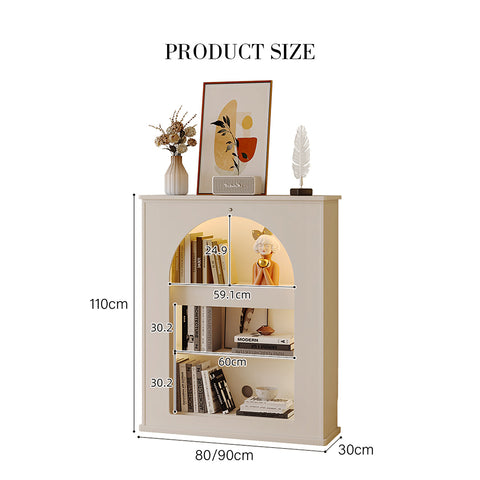 Slimline Console Table With LED Light And Fake Fireplace