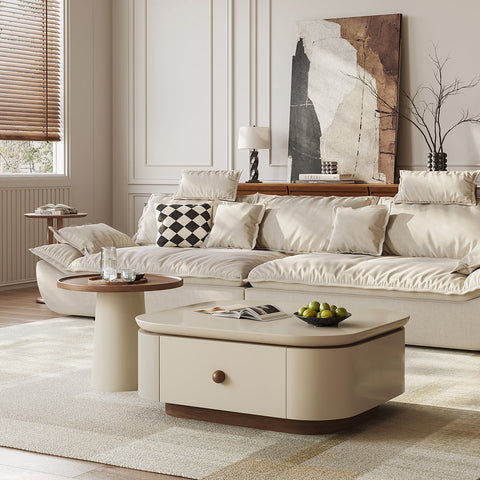 Meer Rectangle Coffee Table Set With Storage