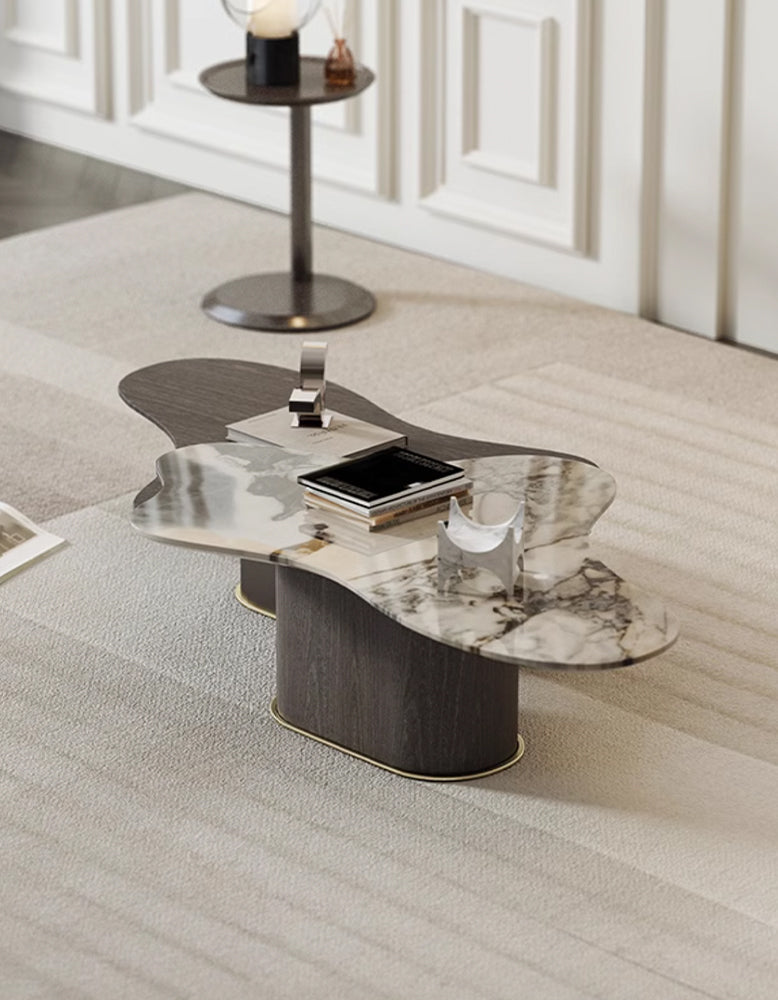 Baines Coffee Table Set, Marble