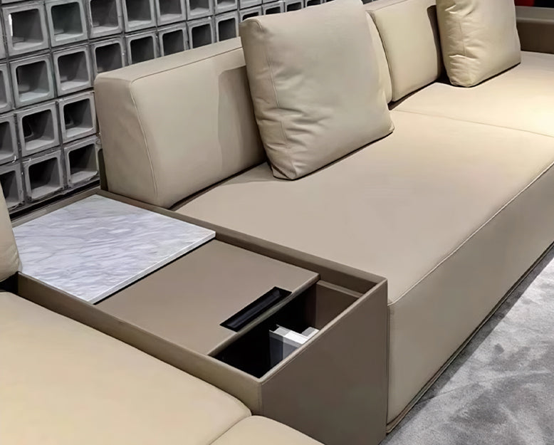 Myers Five Seater Corner Sofa, With Storage, L Shape Modular Sofa