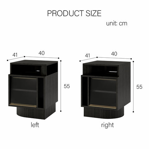 Chatterjee Bedside Table With Book Holder