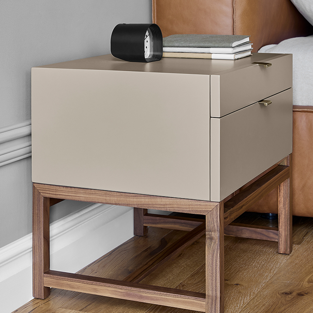 Eurydice Bedside Table, Retro Style