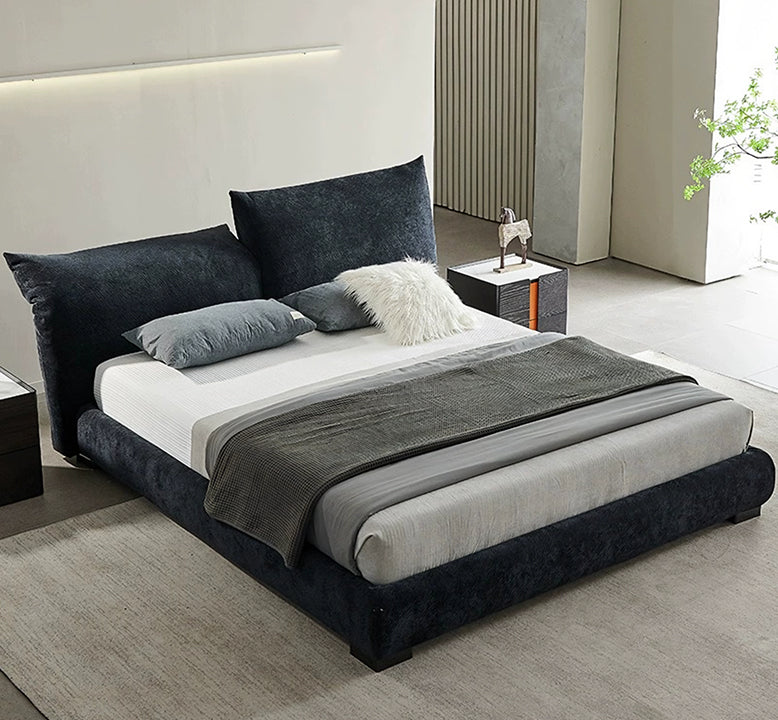 Zuri King Size And Super King Size Bed, Corduroy