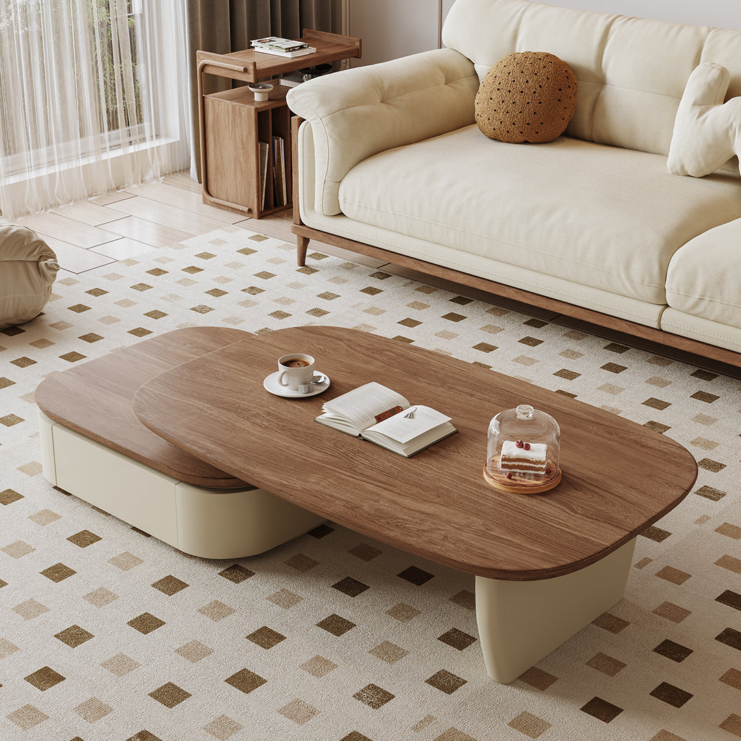 Elbaz Extendable Coffee Table Set With Storage