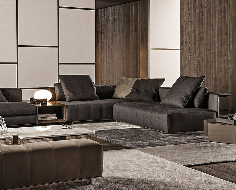 Yamamoto Three Seater, Four Seater, Four Seater Corner Sofa, Real Leather