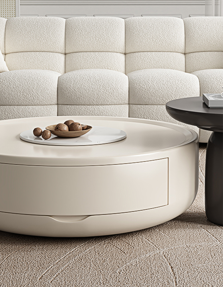 Isabella Coffee Table Set, Black & White