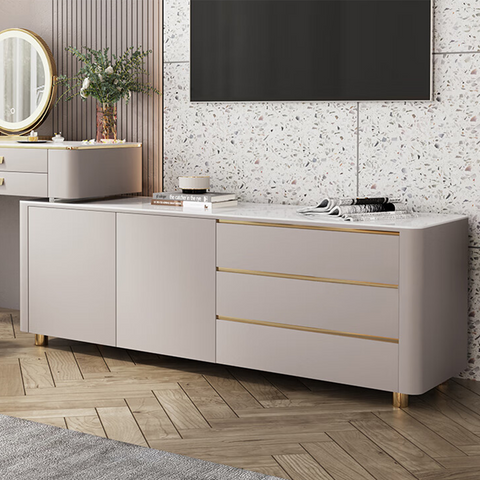 Haggith Corner Dressing Table With Sideboard