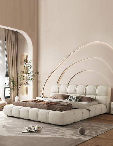 Bader King Size / Super King Size Bed, Velvet